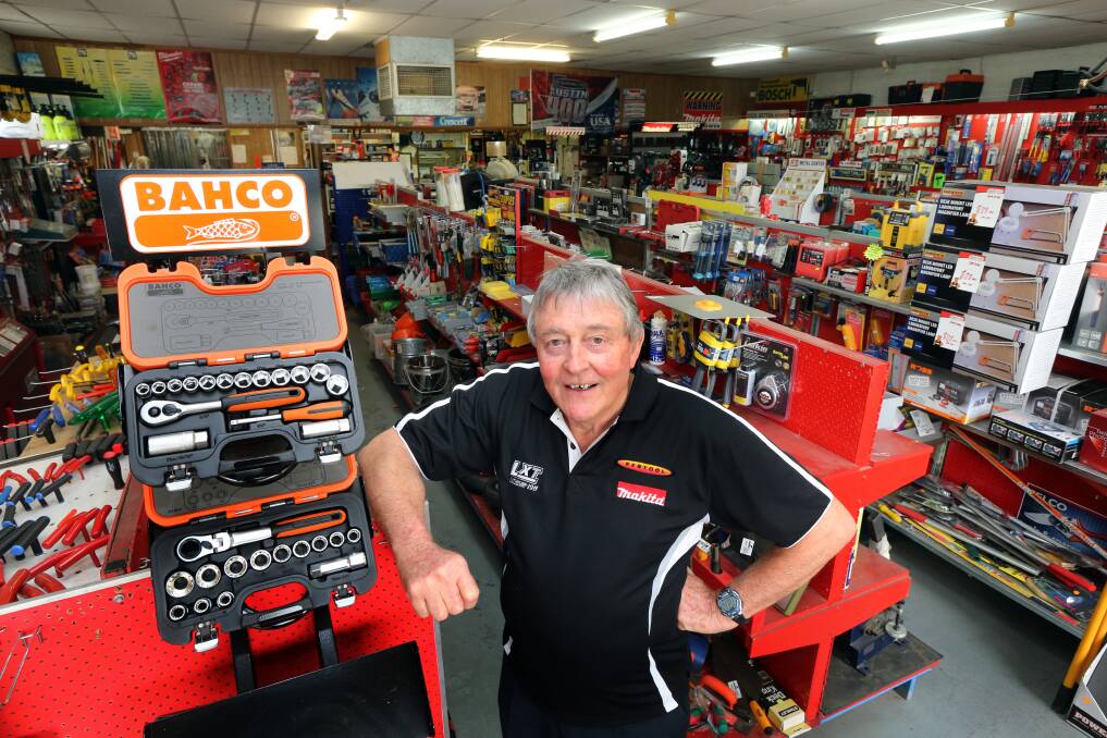 Ken Goff is retiring and closing his tool shop. Pictures: PETER MERKESTEYN