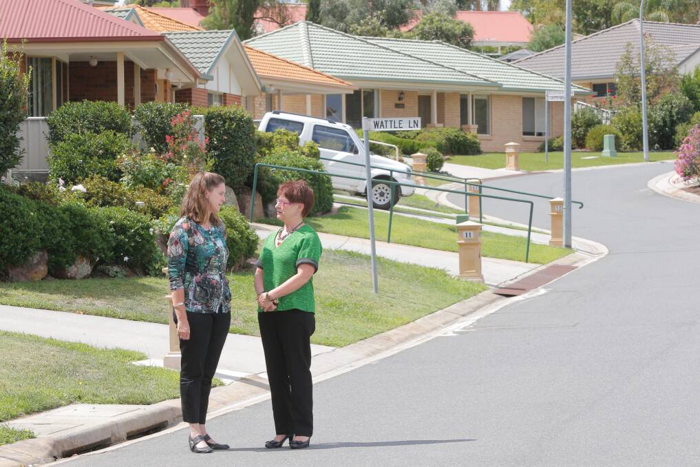 Albury Lutheran Aged Care Consumer Directed Care manager Emma Williamson and chief executive Wendy Rocks discuss a new aged care package which allows people to make choices about how they want to live independently at home. Picture: TARA GOONAN
