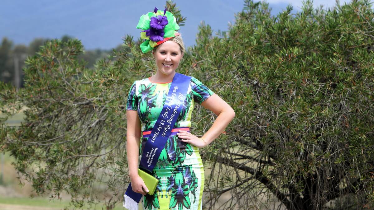 Winner of the best dressed lady 18 to 34 years competition was Bec Scott, 26. Pictures: MARK JESSER