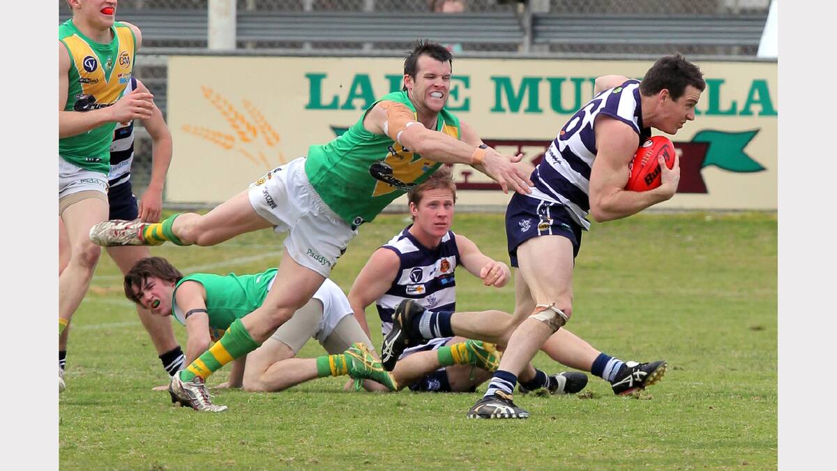 Kane Godde during his time with North Albury. 
