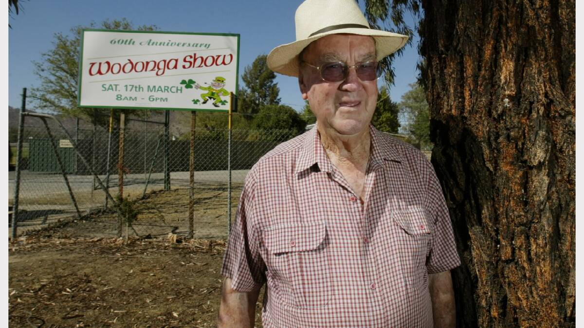 Bill Richardson was one of the founders of the Wodonga Show.