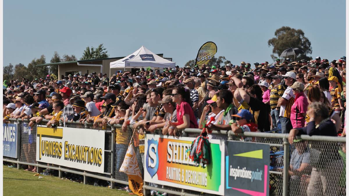 Albury Thunder were supported by a large and vocal crowd.