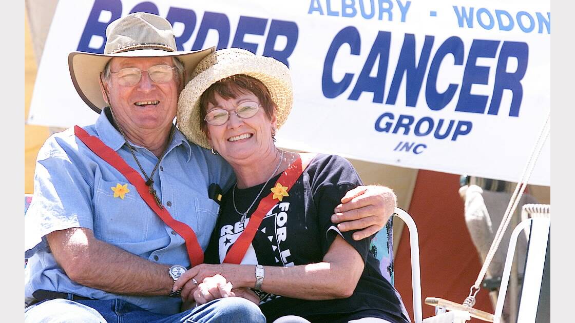 2002 - Cancer survivors  Hans & Marie Svarts, from Wodonga.