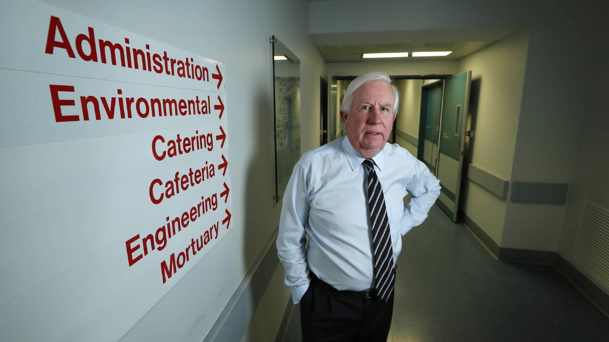 Albury Wodonga Health chief executive Stuart Spring says he is shocked by the survey results. Picture: MATTHEW SMITHWICK