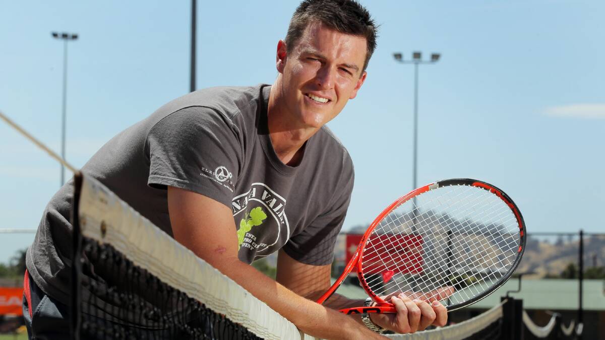 Mark Shanahan will mentor Matt Ebden as he takes a crack at the world competition. Picture: DAVID THORPE