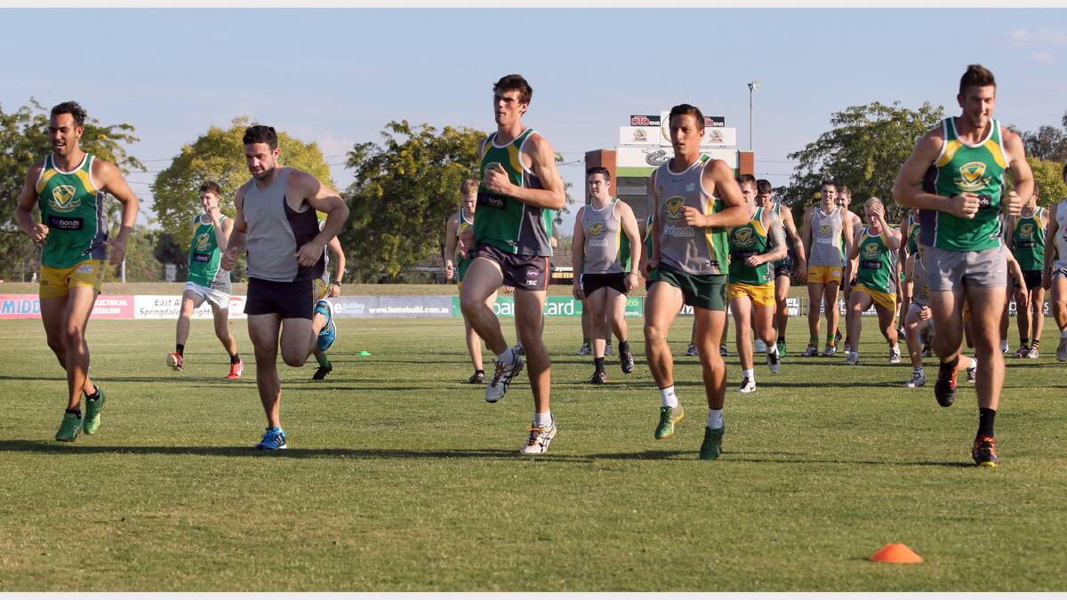  Young Hoppers are back in a gruelling training session. Pictures: PETER MERKESTEYN
