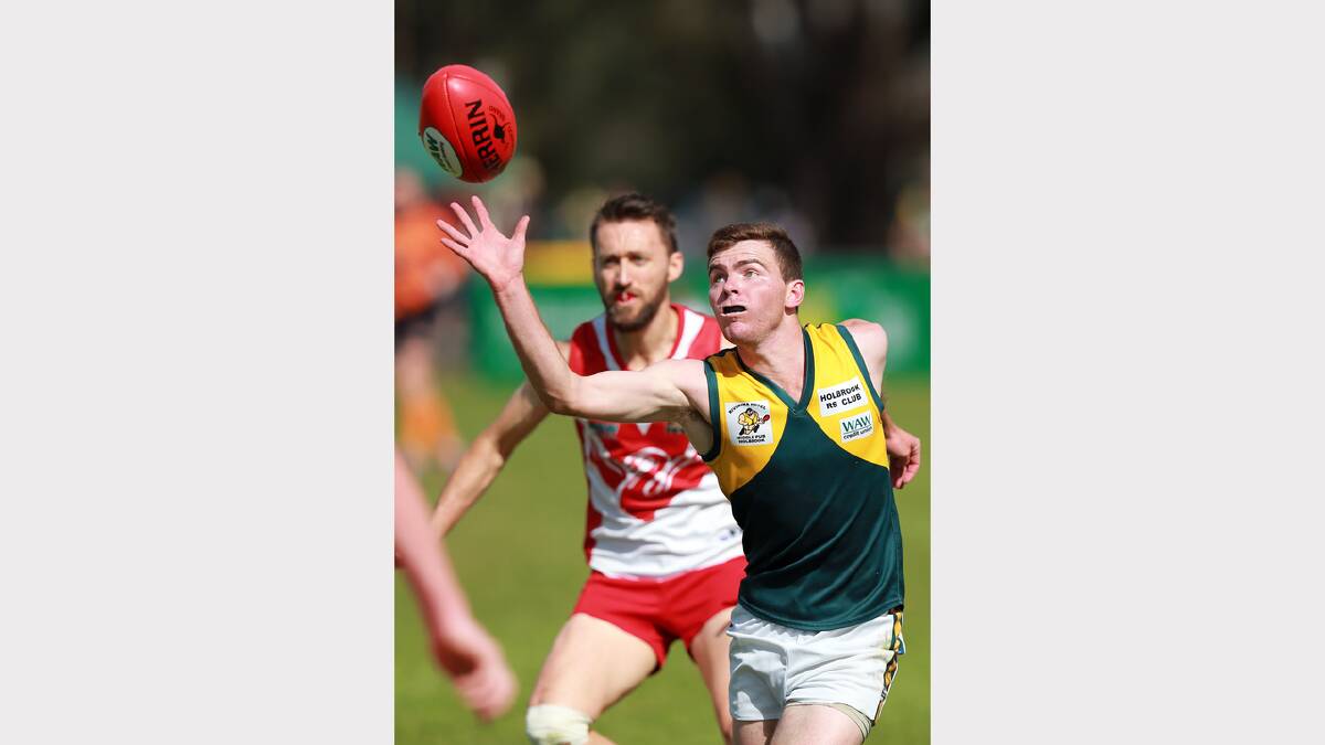 Jim Grills has had a standout season playing for Holbrook.