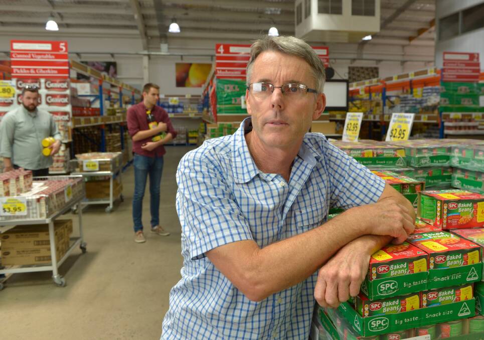 Andrew Prentice, owner of Shepparton’s greatest tourist attraction, the SPC shop. Picture: FAIRFAX