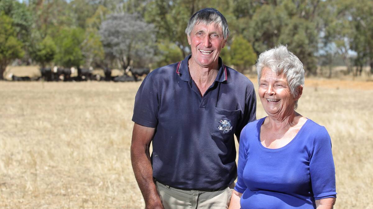 Graham and Kerrie Scholz are encouraging farmers to attend a forum about mental health and looking after your mates. Picture: BEN EYLES