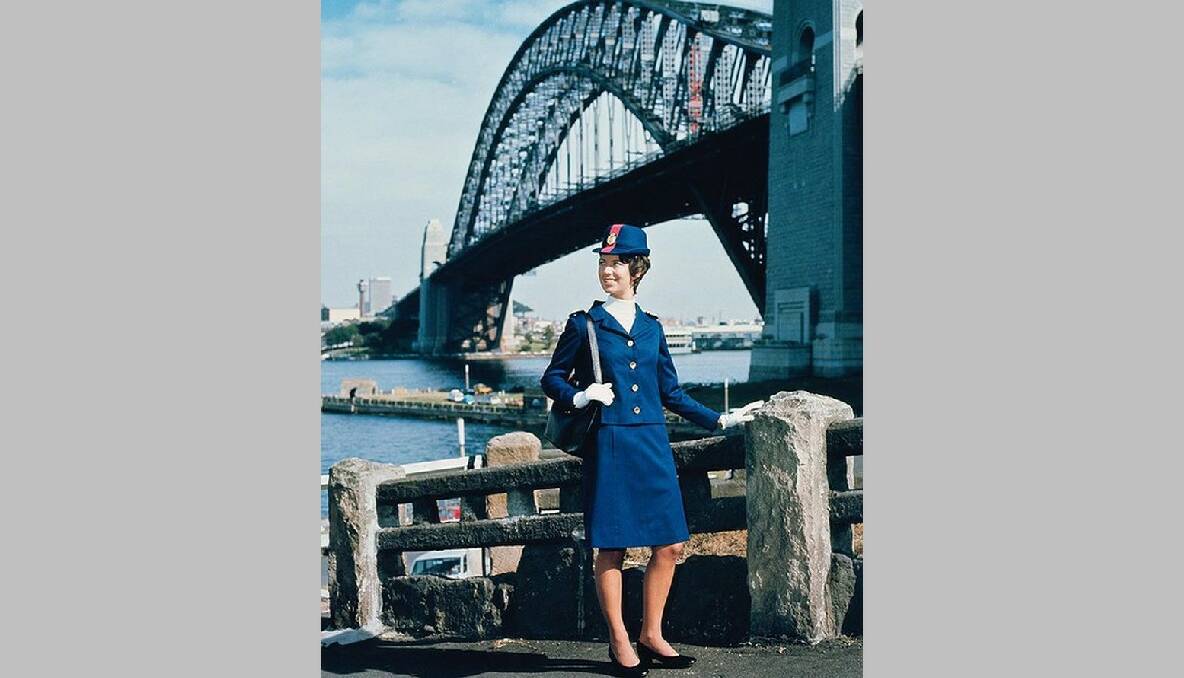 Qantas uniform 1971-1974.