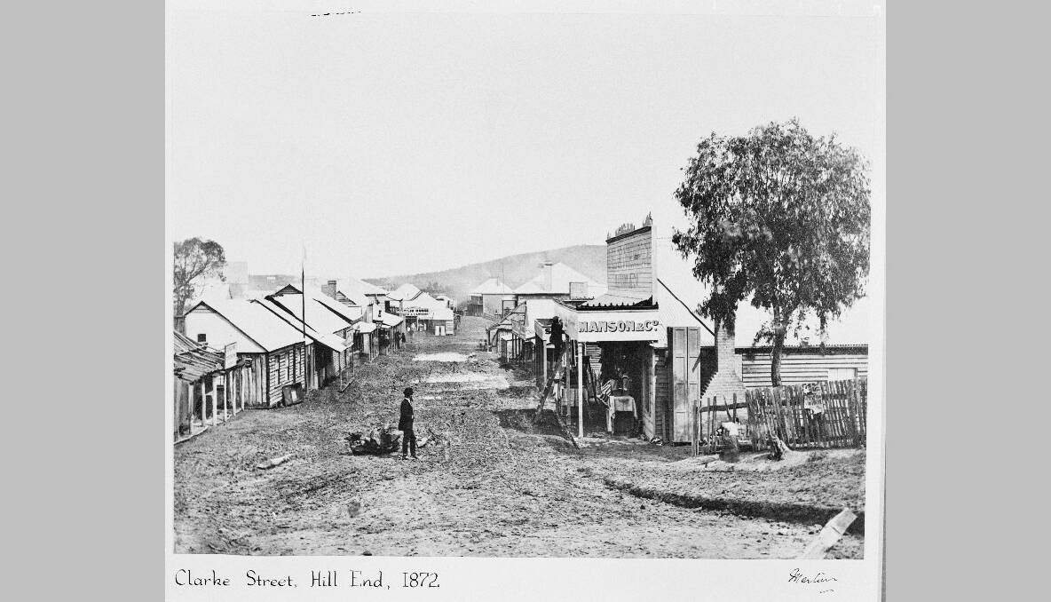 Hill End, New South Wales during the gold rush, 1871. Photo: National Archives of Australia