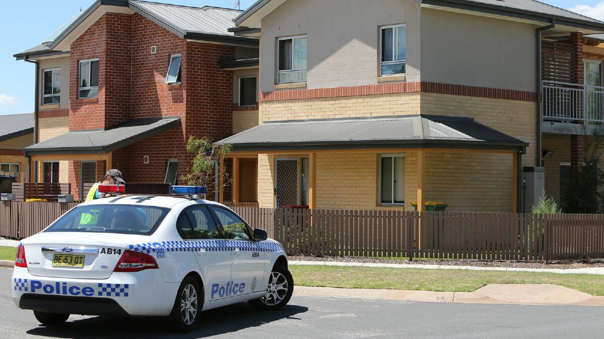 The scene of the stabbing in North Albury.
