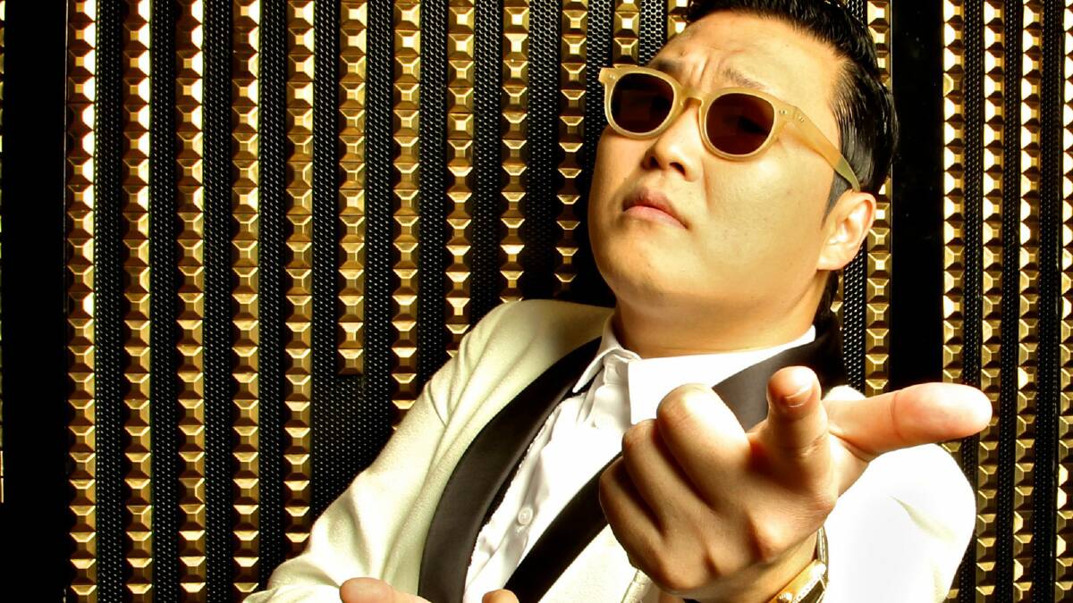 Korean star Psy.